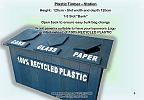 Recycling, Center, Centers, Stations, Station, Eco, Recycled, Plastic, Timber